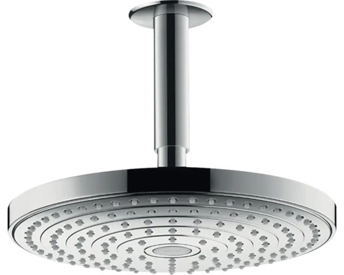 Kopfbrause Set hansgrohe Raindance Select S 240 2jet rund Ø 240 mm mit Deckenanschluss chrom 26467000