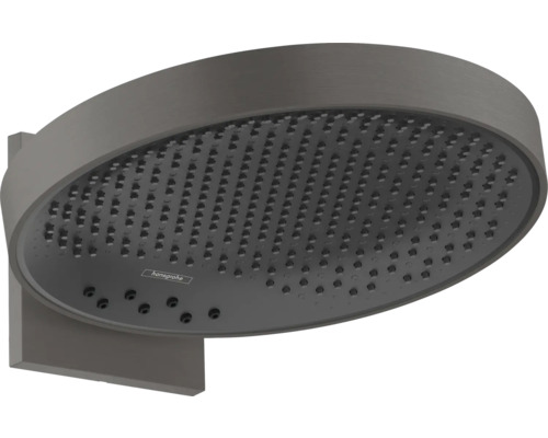 Kopfbrause hansgrohe Rainfinity 360 3jet rund Ø 360 mm mit Wandanschluss brushed black chrom gebürstet 26234340 Kopfbrause hansgrohe Rainfinity 360 3jet rund Ø 360 mm mit Wandanschluss brushed black chrom gebürstet 26234340