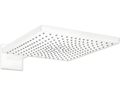 Kopfbrause Set hansgrohe Raindance E 300 1jet eckig 540 x 300 mm inkl. Brausearm weiß matt 26238700 Kopfbrause Set hansgrohe Raindance E 300 1jet eckig 540 x 300 mm inkl. Brausearm weiß matt 26238700