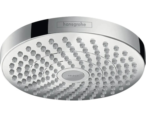 Kopfbrause hansgrohe Croma Select S 180 2jet EcoSmart rund Ø 190 mm chrom 26523000 Hansgrohe Duschkopf mit Select Funktion