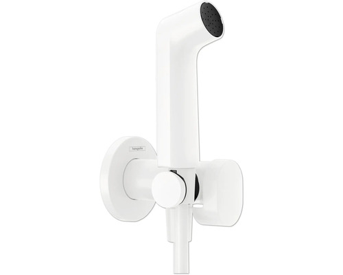 hansgrohe Bidetbrauseset Bidette 1jet S EcoSmart für Warmwasser mit Brausehalter und Brauseschlauch 125 cm weiß matt 29232700 hansgrohe Bidetbrauseset Bidette 1jet S EcoSmart für Warmwasser mit Brausehalter und Brauseschlauch 125 cm weiß matt 29232700