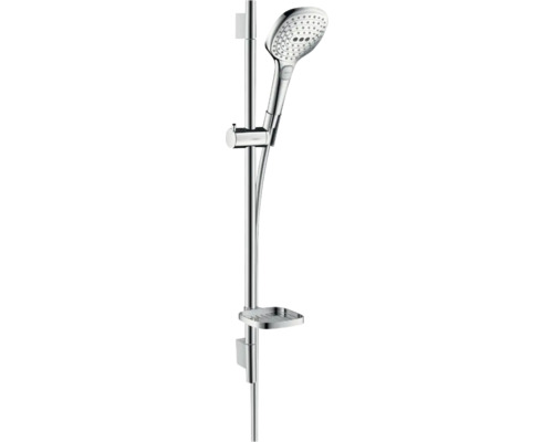 Brausegarnitur hansgrohe Raindance Select E 120 3jet EcoSmart chrom glänzend Brausestangenlänge 718 mm 26622000 Brausegarnitur hansgrohe Raindance Select E 120 3jet EcoSmart chrom glänzend Brausestangenlänge 718 mm 26622000