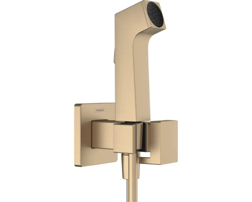 hansgrohe Bidetbrauseset Bidette 1jet E EcoSmart für Warmwasser mit Brausehalter und Brauseschlauch 125 cm brushed bronze gebürstet 29233140 hansgrohe Bidetbrauseset Bidette 1jet E EcoSmart für Warmwasser mit Brausehalter und Brauseschlauch 125 cm brushed bronze gebürstet 29233140