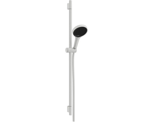Brausegarnitur hansgrohe Rainfinity S Puro 130 3jet EcoSmart weiß matt Brausestangenlänge 1008 mm 28744700 Brausegarnitur hansgrohe Rainfinity S Puro 130 3jet EcoSmart weiß matt Brausestangenlänge 1008 mm 28744700