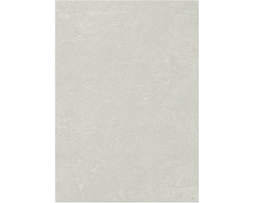 Nahaufnahme einer hellgrauen Wandfliese mit strukturierter Oberfläche.