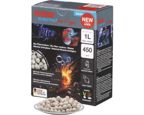 Filtersubstrat EHEIM SUBSTRATpro+ O₂xygen ca. 1 l 730 g | HORNBACH
