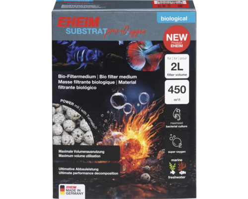 Filtersubstrat EHEIM SUBSTRATpro+ O₂xygen ca. 2 l 1460g
