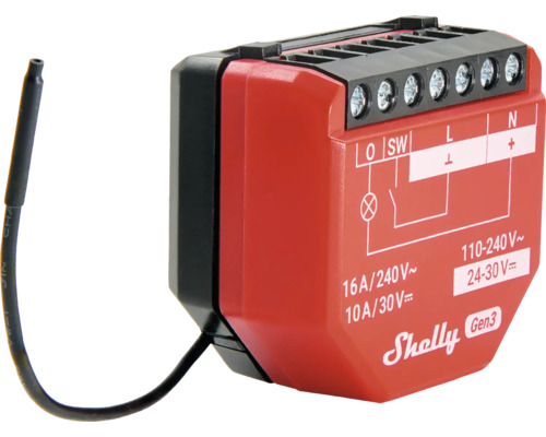 Schalter Shelly LoRa Add-on schwarz