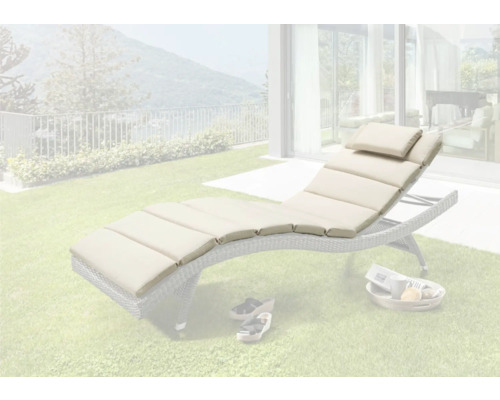 Polster für Wave Destiny 200 x 71 x 5 cm natur