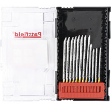 Pattfield Stichsägeblätter Set für Holz und Metall in Aufbewahrungsbox