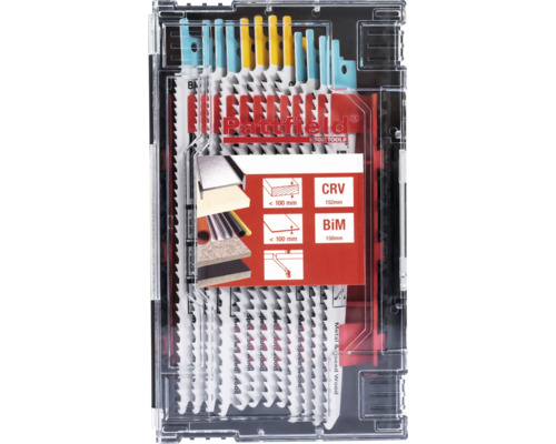 Pattfield Stichsägeblätter Set in transparenter Verpackung