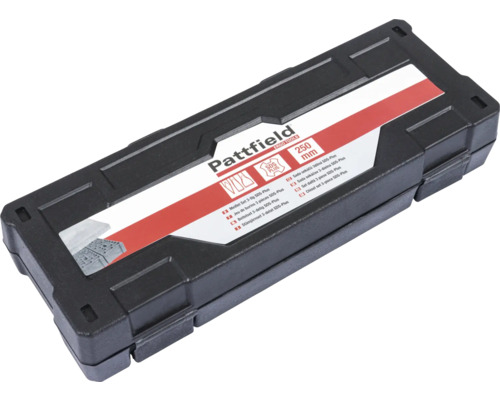 Pattfield Meißel Set 3-teilig SDS-Plus im Werkzeugkoffer