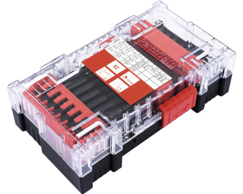 Partfield Bitset in einer transparenten Aufbewahrungsbox