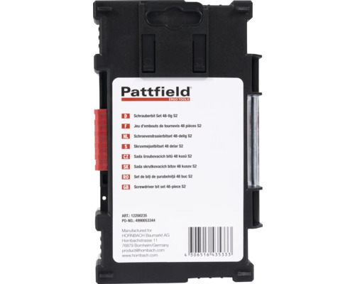 Pattfield Schrauberbit Set 48-teilig