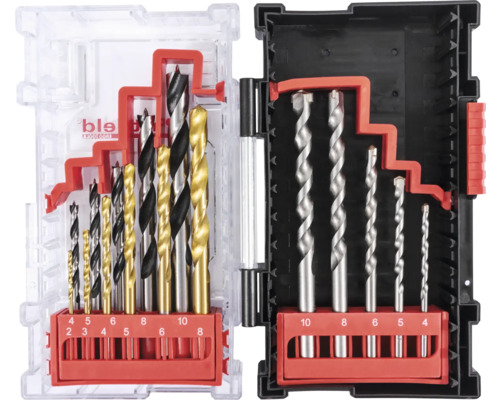 Bohrer-Set in Kunststoffkassette