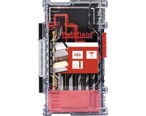 Pattfield Bohrer Set in transparenter Box