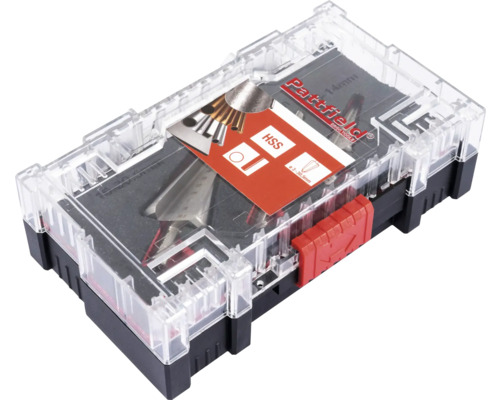 Kegelbohrer Stufbohrer Set in Kunststoffbox