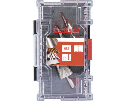 Pattfield Ergo Tools Stufenbohrer Set im Koffer