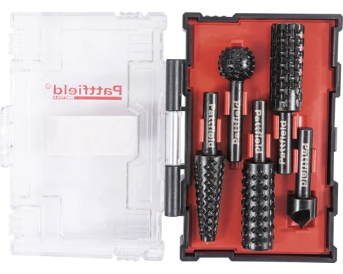 Pattfield Frässtift-Set in geöffnetem Koffer