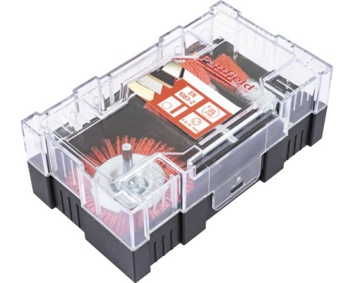 Pattfield Drahtbürsten Set in transparenter Aufbewahrungsbox