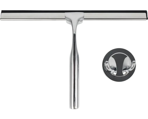 Fensterabzieher mit Wandhaken zur Aufbewahrung