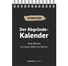 Der Abgründe Kalender mit 53 Wochen