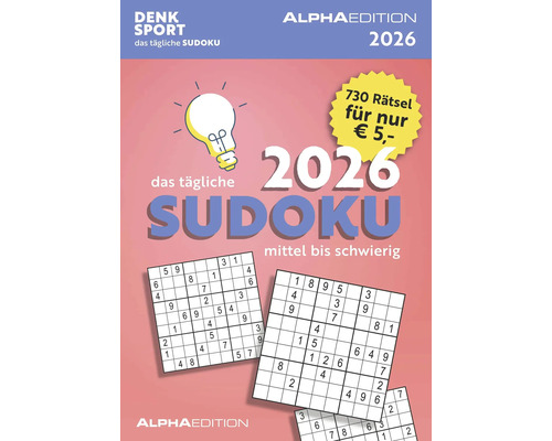 Das tägliche Sudoku 2026 Rätselbuch