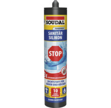 Soudal Sanitär Silikon, transparent, für Bäder und Küchen