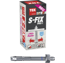 TOX S-Fix Pro 1 Schwerlastanker im Karton mit Bolzen und Mutter