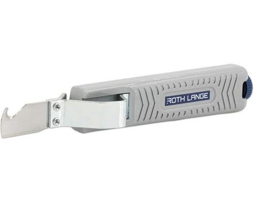 Kabelmesser mit Metallschiene und Roth Lange Logo