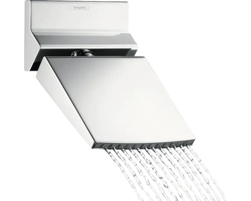 Kopfbrause hansgrohe Raindance Rainfall 150 1jet eckig 161 x 150 mm chrom 26443000 Quadratischer Duschkopf mit Wasserstrahl