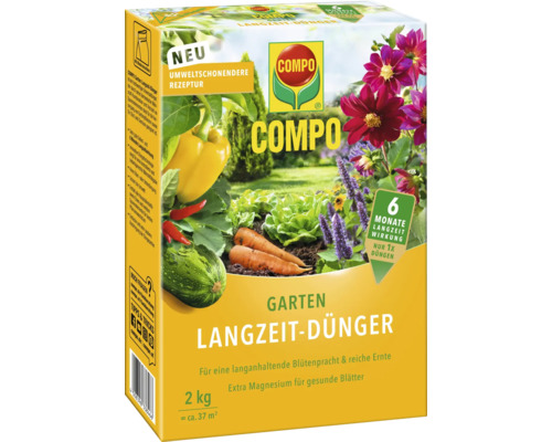 Compo Garten Langzeit-Dünger 2 kg für eine langanhaltende Blütenpracht