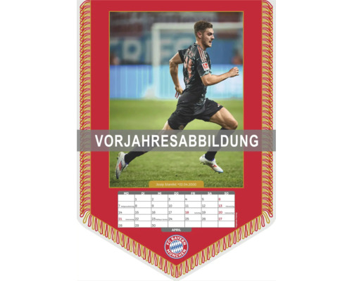 Bayern München Wandkalender mit Fußballspieler