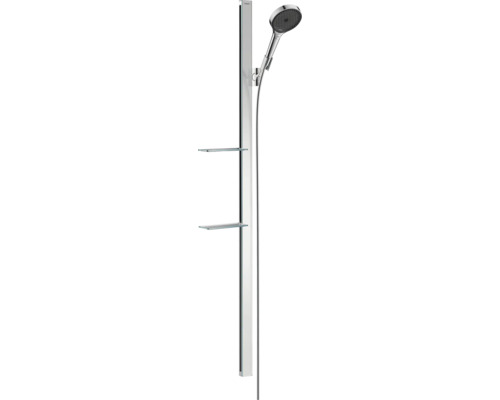 Brausegarnitur hansgrohe Rainfinity 130 3jet chrom glänzend Brausestangenlänge 1500 mm 27673000 Brausegarnitur hansgrohe Rainfinity 130 3jet chrom glänzend Brausestangenlänge 1500 mm 27673000