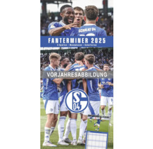 Schalke 04 Fan Terminkalender 2025 mit Mannschaftsbild