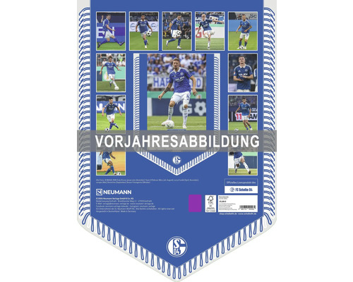 FC Schalke 04 Wandkalender mit Fußballermotiven