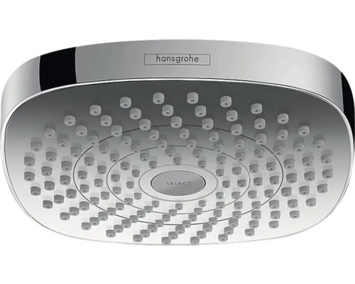 Kopfbrause hansgrohe Croma Select E 180 2jet EcoSmart eckig 208 x 210 mm chrom 26528000 Kopfbrause hansgrohe Croma Select E 180 2jet EcoSmart eckig 208 x 210 mm chrom 26528000
