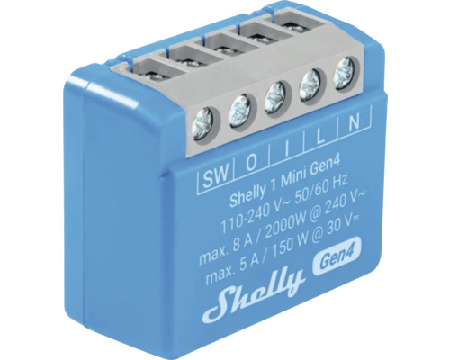 Schalter Shelly Mini Gen4 blau