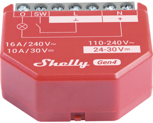 Shelly Gen4 Relais zur Elektroinstallation