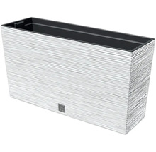 Rechteckiger Pflanzkasten mit Holzoptik