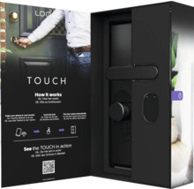 Loqed Touch Türschloss-Set in geöffneter Verpackung