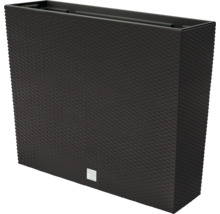 Hoher Pflanzkasten in Rattanoptik