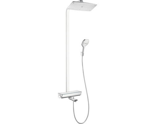 Duschsäule inkl. Badewannenthermostat hansgrohe Raindance E 360 1jet chrom glänzend 27113000
