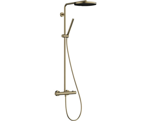 Duschsäule inkl. Thermostat hansgrohe Pulsify S Puro 260 1jet EcoSmart bronze gebürstet 24223140 Duschsäule inkl. Thermostat hansgrohe Pulsify S Puro 260 1jet EcoSmart bronze gebürstet 24223140