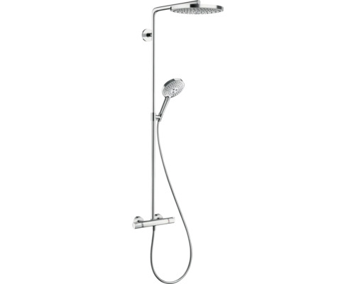 Duschsäule inkl. Thermostat hansgrohe Raindance Select S 240 2jet chrom/weiß matt 27129400 Duschsäule inkl. Thermostat hansgrohe Raindance Select S 240 2jet chrom/weiß matt 27129400