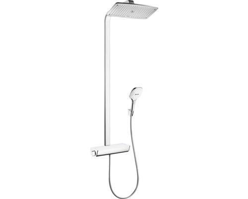 Duschsäule inkl. Thermostat hansgrohe Raindance E 360 EcoSmart chrom/weiß matt 27286400 Duschsäule inkl. Thermostat hansgrohe Raindance E 360 EcoSmart chrom/weiß matt 27286400