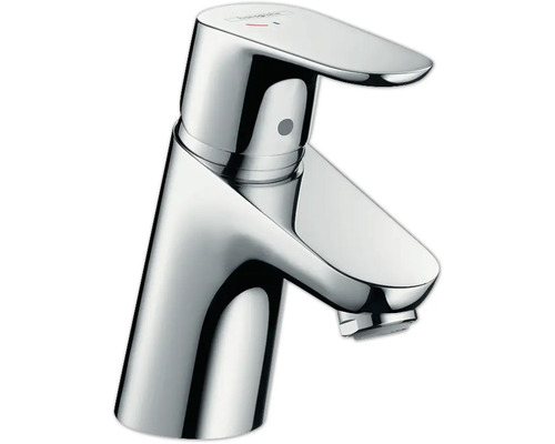 hansgrohe Waschtischarmatur FOCUS CoolStart chrom mit Zugstangen-Ablaufgarnitur 31539000