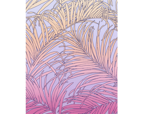 Fototapete Vlies FLX4-057 Palm Foglie 4-tlg. 250 x 200 cm Illustration von Palmblättern