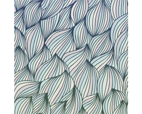 Fototapete Vlies FLX5-047 Gentle Waves 5-tlg. 250 x 250 cm Abstraktes Blattmuster Tapetendesign