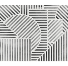 Abstraktes gestreiftes Muster für Wandgestaltung